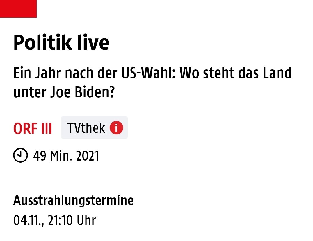 Raphfel's tweet photo. Heute Abend kehrt das "US-Team" auf @OrfDrei mit @ReinerReitsamer zurück. Ein Jahr Joe Biden - eine Bestandsaufnahme. 

Ich freue mich auf eine spannende Diskussion mit @mtmchilds, @robin_lumsden und @HanneloreVeit 😊

https://t.co/54PF9yPIG9 https://t.co/ynVO8yct7L