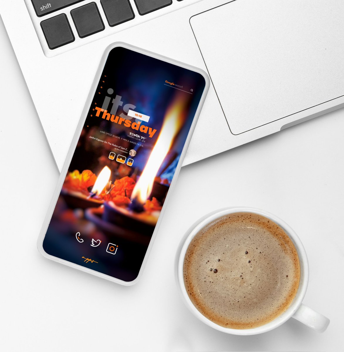 SandeepAugusti3's tweet photo. Diwali special setup
Widget @wigebox @ppickCH @21MaRcO12
Template @andro_idfans
Icons @justnewdesigns
#minimal #simplesettings https://t.co/AxydyM73cP