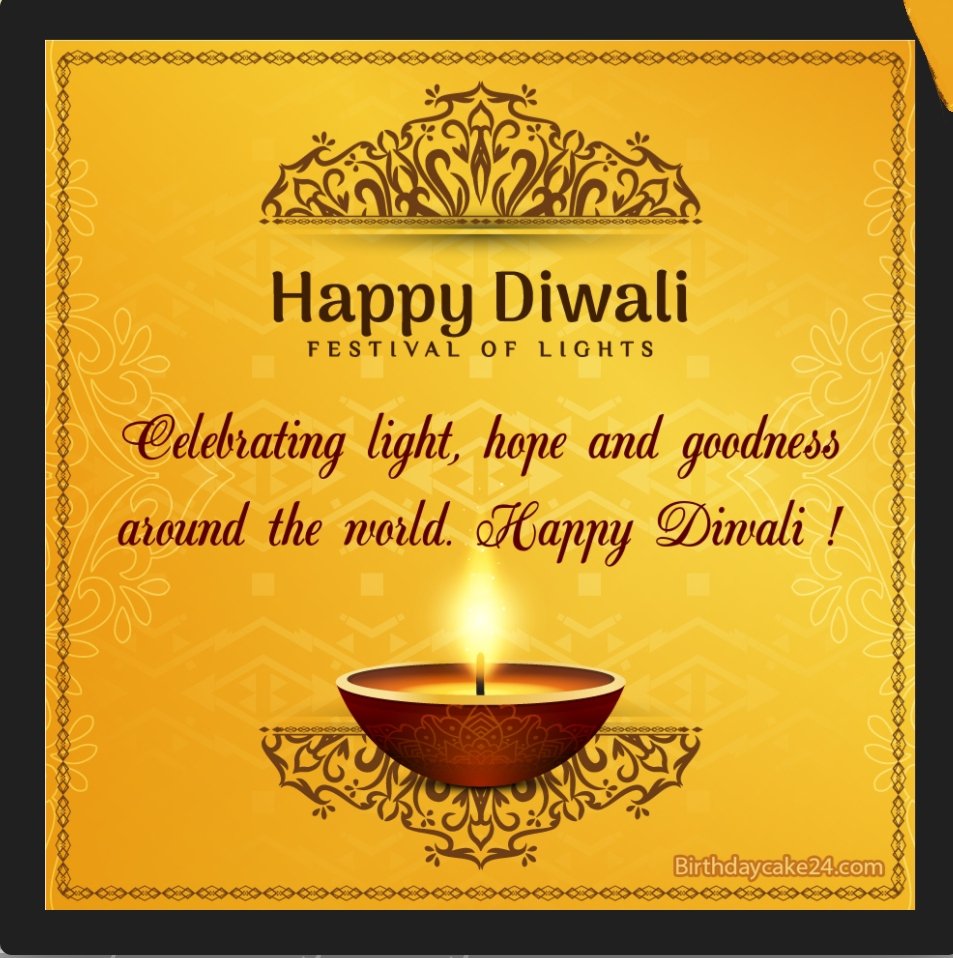 Happy Diwali.