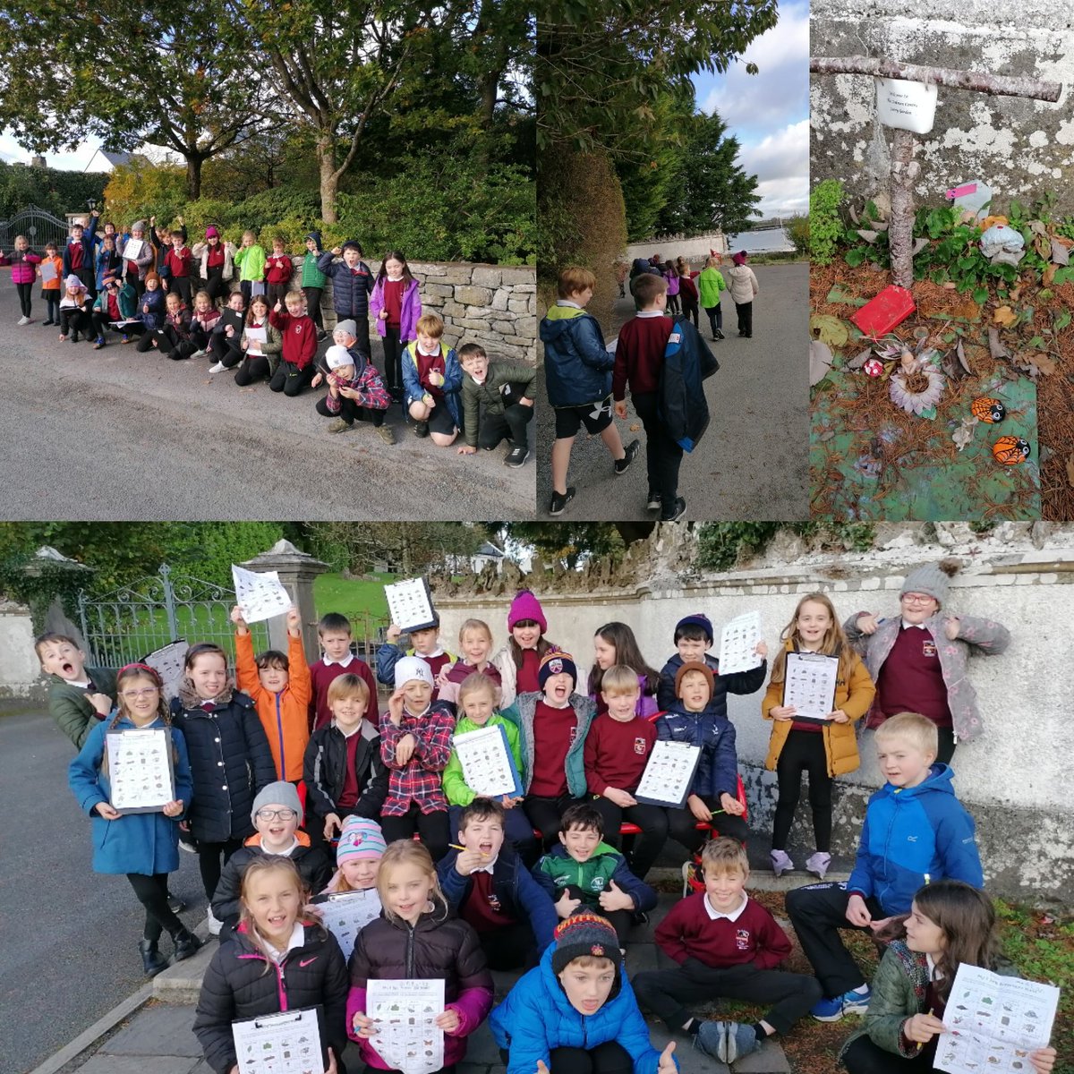 Second class were very lucky to have such beautiful weather for our nature scavenger hunt around Kinvara today! <a href="/kinvarans/">Kinvara NS</a>