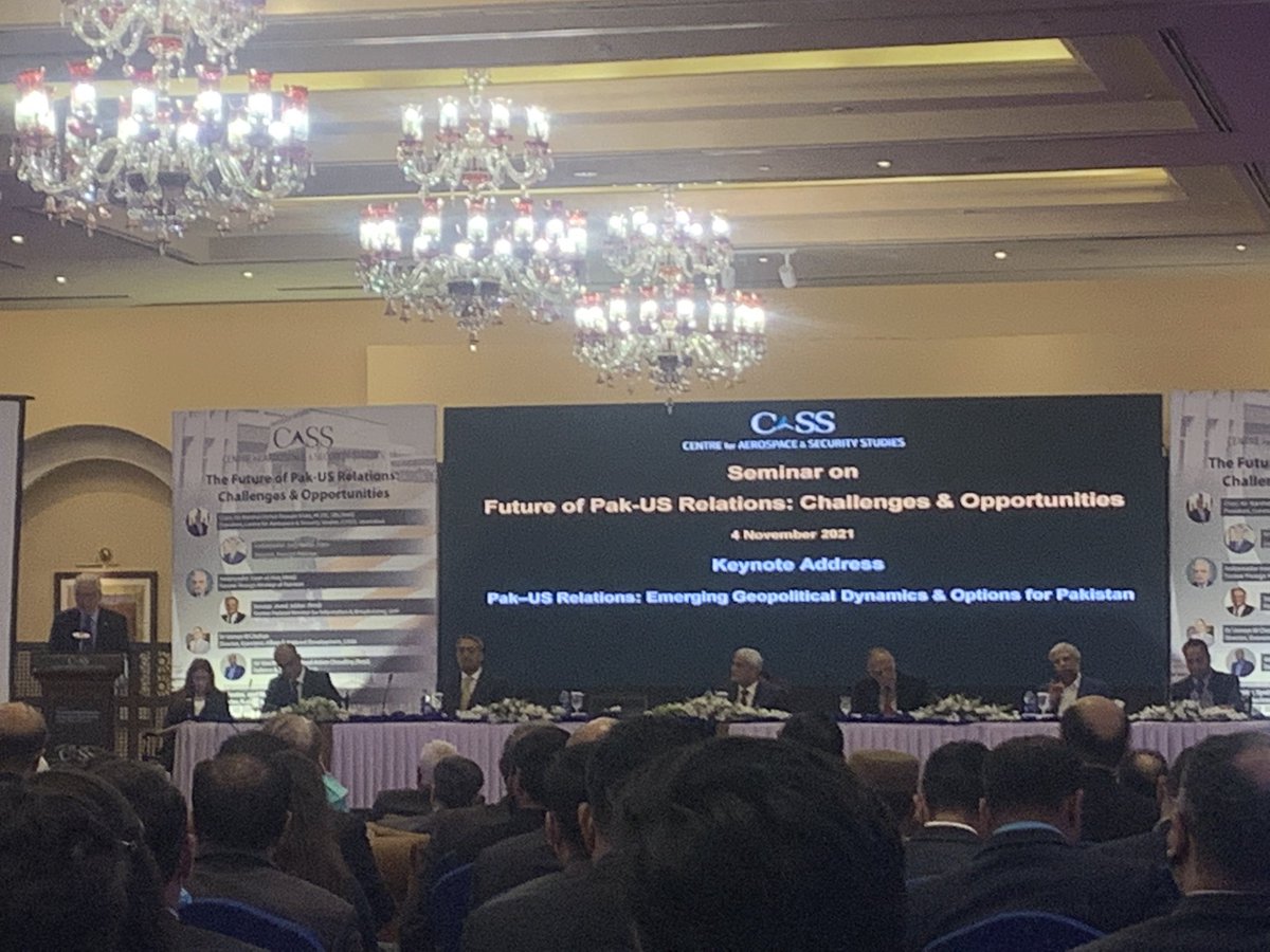 NoorSitara's tweet image. “We are at an inflection point of history...  (marked by) contest of supremacy between US and China”
Amb Inam speaking at @CassThinkers seminar on #PakUSRelation