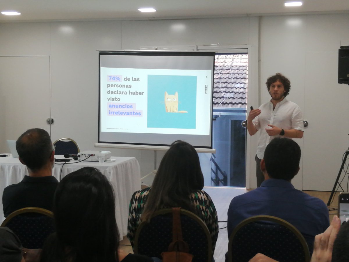 Almymo's tweet photo. "70% de los resultados de una campaña depende del contenido" @felipepelzel CEO de @WILD_Fi #CreativePerformance #MarketingforBusiness @5diasPY https://t.co/AzIl5Tc48e