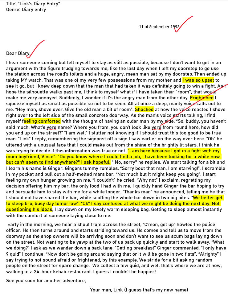 muinteoircasey's tweet photo. Beginning #CBA2 with 2nd years - example of a #diaryentry based on #StoneCold that we are currently reading! @jctEnglish @ClaregalwayColl Very handy to get students to begin with content that they are using in class to expand their imagination 📚📖 https://t.co/O1wDtNCKux
