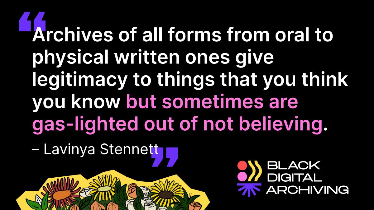 Lavinya Stennett, founder of The Black Curriculum, believes that archives bring "legitimacy" — still, we must always question exactly who the archives are for, and who created them... context is key.

Full episode: 
blackdigitalarchives.org/podcast/laviny…

#blackeducation #blackcurriculum