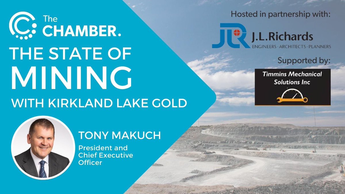 Timmins Chamber (@timminschamber) on Twitter photo Join us next week to hear from Tony Makuch of <a href="/KirklandLakeGld/">Kirkland Lake Gold</a>. Lots of news to be shared with our members. More than 100 registered to attend already. Thanks @JLRCanada and Timmins Mechanical for their event support. #networking #planning web.timminschamber.on.ca/atlas/events/s… Join us next week to hear from Tony Makuch of <a href="/KirklandLakeGld/">Kirkland Lake Gold</a>. Lots of news to be shared with our members. More than 100 registered to attend already. Thanks @JLRCanada and Timmins Mechanical for their event support. #networking #planning web.timminschamber.on.ca/atlas/events/s…