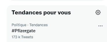 aragon_jb's tweet photo. #Pfizergate grimpe vers des sommets inconnus à une vitesse fulgurante. Panique à bord ! Hop, Twitter le retire des Tendances pour vous... 😂
(4/11/13h30 environ) https://t.co/0mz3VuAwRz
