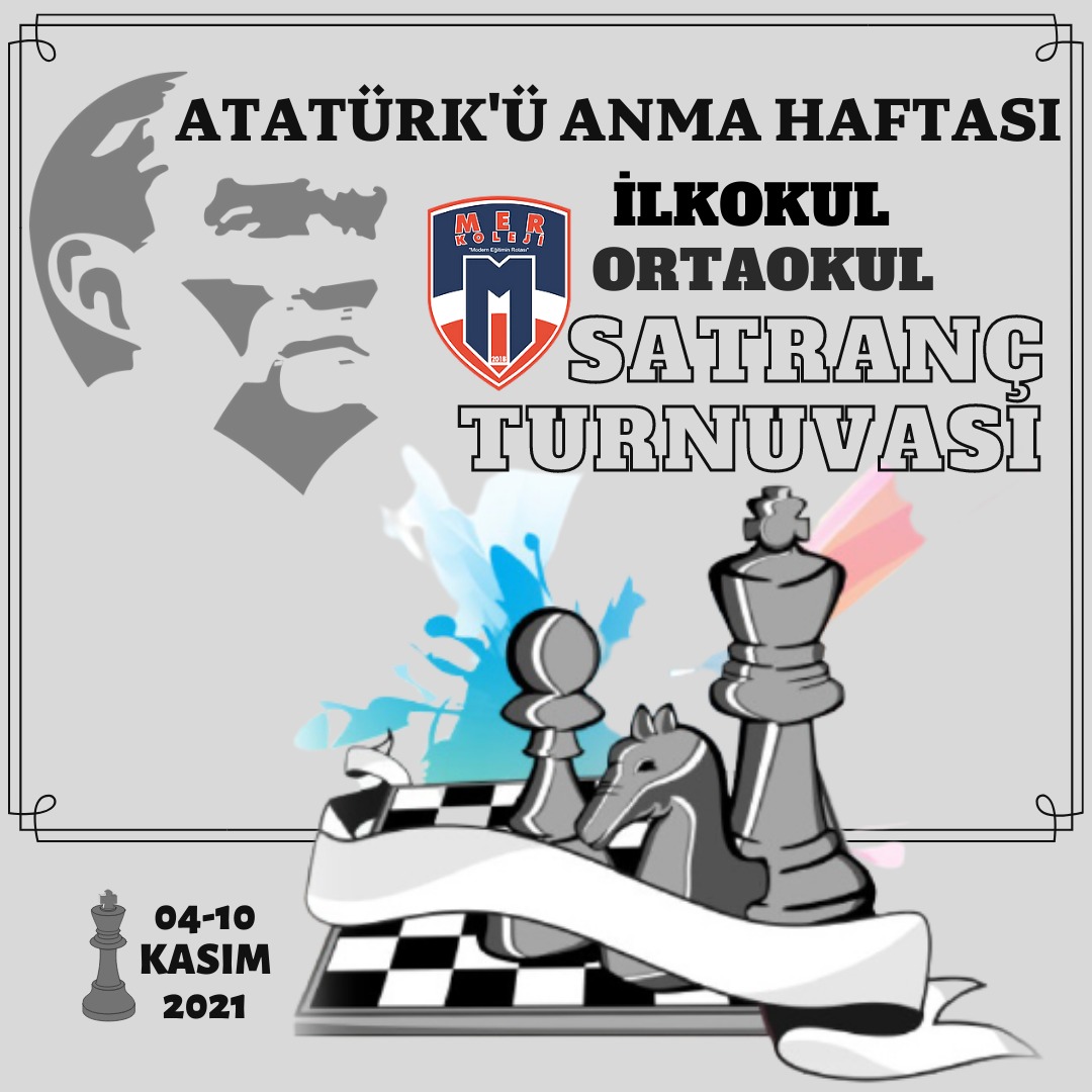 ♟️⏱️ ATATÜRK’Ü ANMA HAFTASI İLKOKUL ve ORTAOKUL SATRANÇ TURNUVASI

Öğrencilerimizin katılımıyla başladı✔️

#ModernEğitiminRotası
#MerkolejiManisa