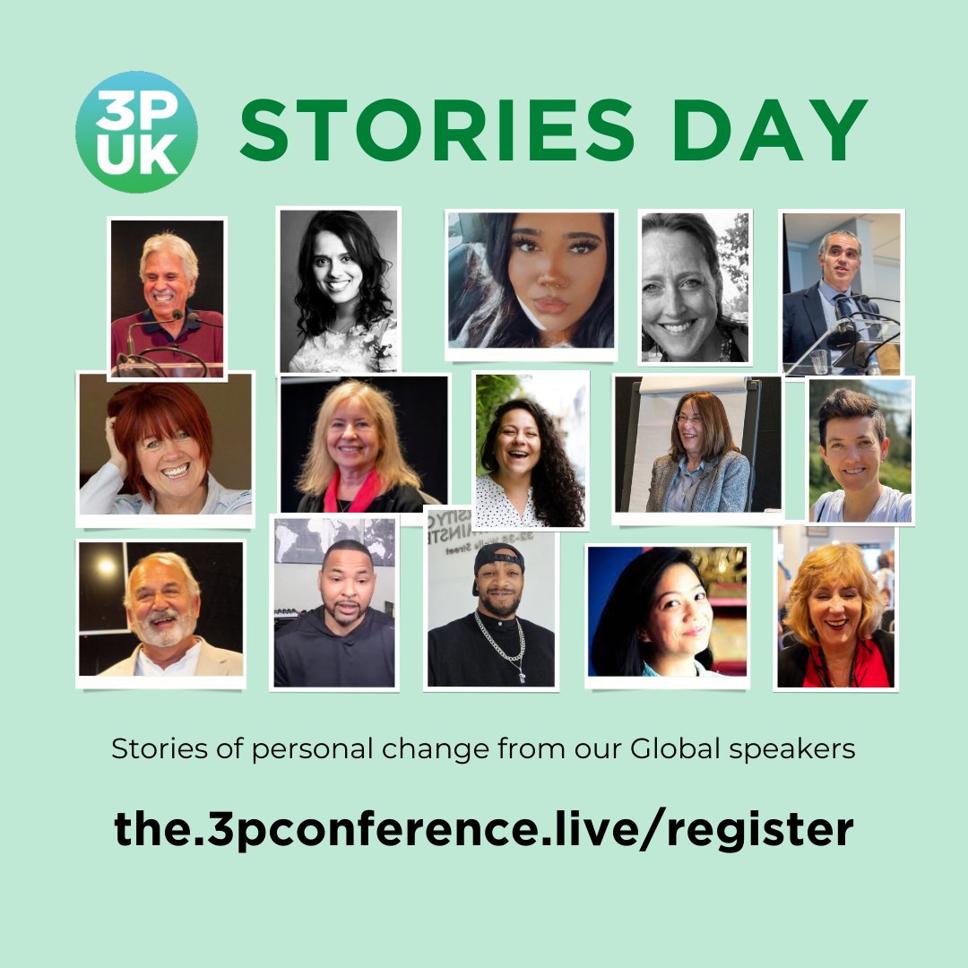 This Sunday learn how personal change is possible at our Virtual Stories Day event. the.3pconference.live/register/