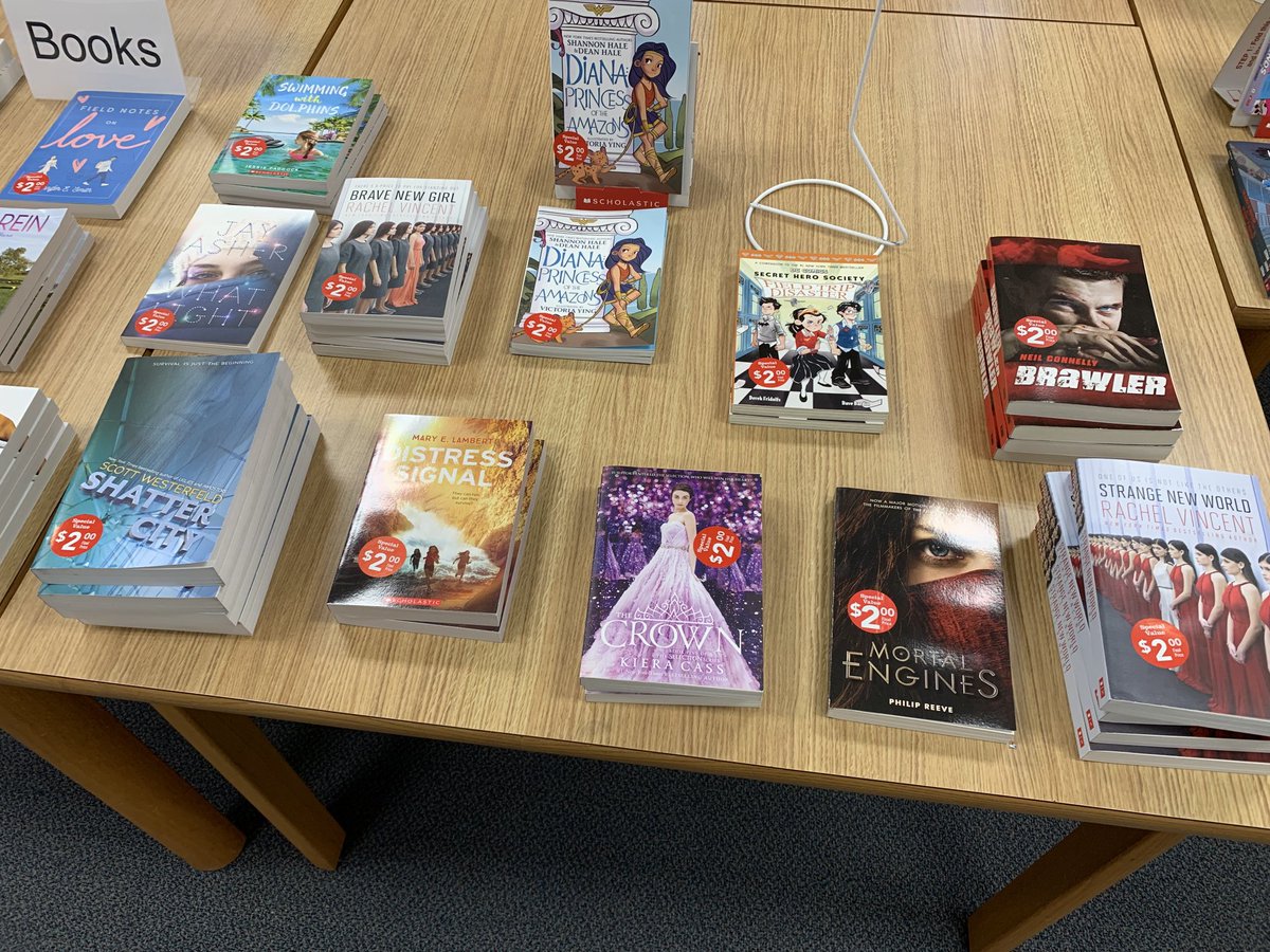 lrmsmedia's tweet photo. Still some great buys at the book fair!  All of these titles are $2 each. While supplies last 😀📚 Boof Fair closes at noon tomorrow November 5th! https://t.co/5WA5bRwqZs