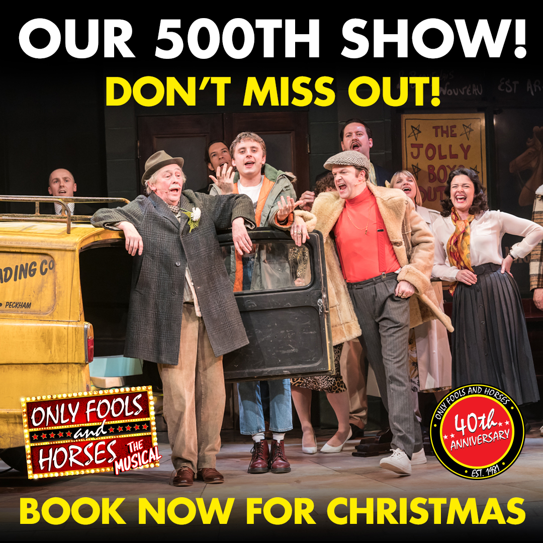OFAHMusical's tweet image. Would you look at that, it's only our 500th show! Thanks to everybody who has popped into the Nags head so far, and if you haven't yet what are you waiting for?! Book now for Christmas! 
@TRH_London #OFAHMusical