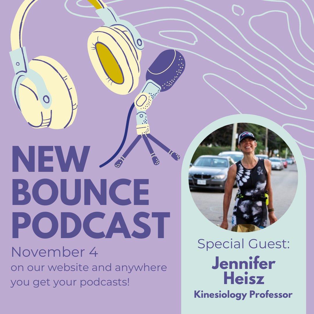 Bounce McMaster (@bouncemcmaster) on Twitter photo Check out our podcast with @jenniferheisz, professor <a href="/MacKinesiology/">McMaster Kinesiology</a> & director <a href="/NeuroFitLab/">NeuroFitLab</a>! She reminds us of the strength it takes to overcome the shame some of us associate with our mental illnesses as she shares her mental health journey
Listen here: anchor.fm/bounce-mcmaster Check out our podcast with @jenniferheisz, professor <a href="/MacKinesiology/">McMaster Kinesiology</a> & director <a href="/NeuroFitLab/">NeuroFitLab</a>! She reminds us of the strength it takes to overcome the shame some of us associate with our mental illnesses as she shares her mental health journey
Listen here: anchor.fm/bounce-mcmaster