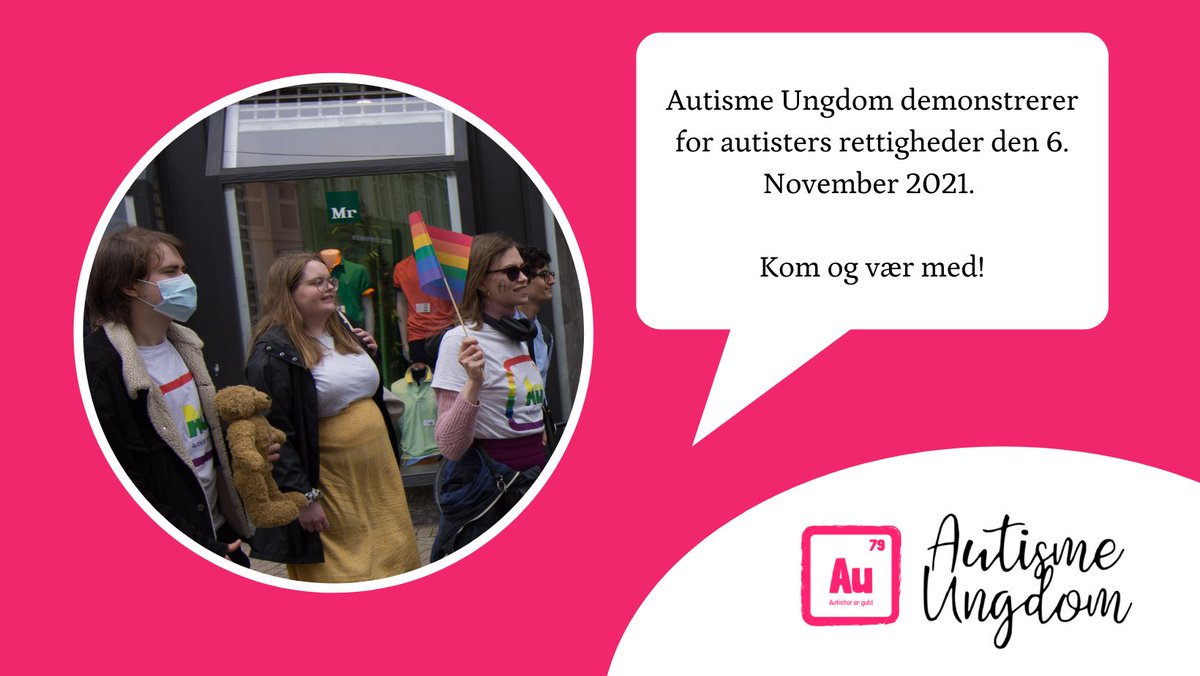 DSU_1920's tweet photo. På lørdag d. 6. november går vi på gaden for at støtte op om Autisme Ungdoms demonstration 📢
DSU er officiel støtteorganisation - fordi autister også fortjener en stemme i den politiske debat! #AutismeUngdom #autismedk #handicappol #kv21 #enmillionstemmer @AutismeUngdom @SUMHdk https://t.co/32exD68V7k