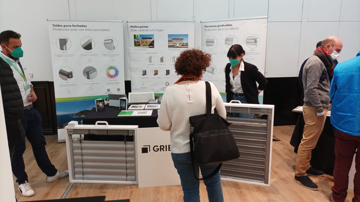 GriesserIB's tweet photo. Gran afluencia de público en el encuentro profesional de hoy organizado por @infoconstru y @dparquitectura. En el que estamos representados por nuestro partner #SombrahControlSolar.
La #innovación es un punto clave para poder seguir avanzando.💪
#Griesser #InspiredByTheSun https://t.co/WtYgAzC4Nh