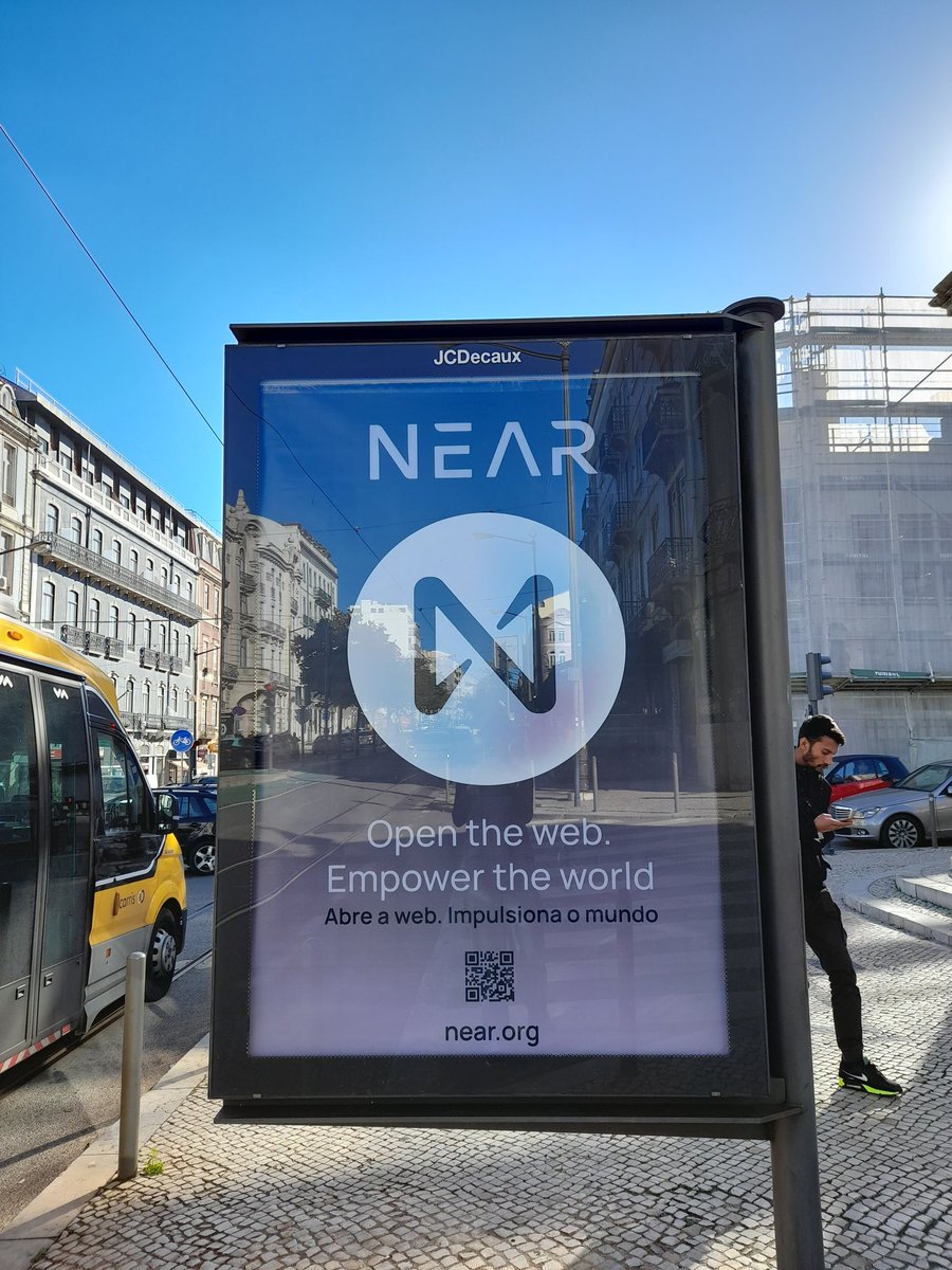 Bo_irik's tweet photo. #NEARPoster at #IntendenteLisbon 👌 fun campaign, let's see how it works out 😉 boirik.near https://t.co/IqpuHIRgdg