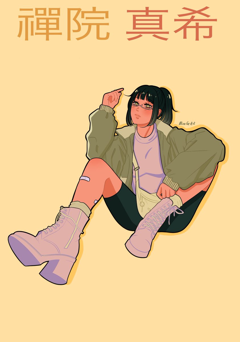 MiraGeArt1's tweet photo. Dam i never update my Twitter 💀 i felt the urge to draw some street wear content and ended up picking maki! #JujutsuKaisen #MakiZenin #digitalpainting #fanart #nobarakugisaki #kugisakinobara #GojoSatoru https://t.co/GtMSI9JxyN