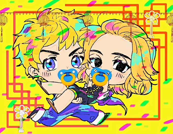 #描いた絵におしゃぶりをつけさせるとバブみがつよい
ほーんみんな赤ちゃんじゃん 