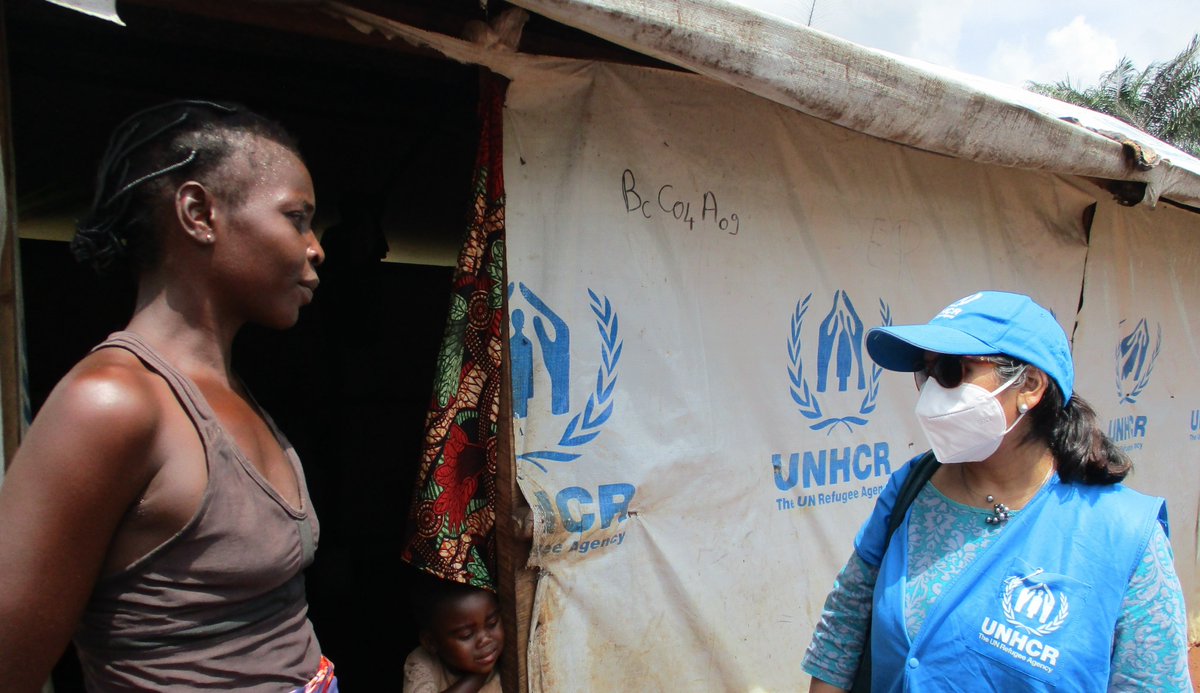 UNHCR_DRC's tweet photo. UNHCR "Alternatives to Camps" Policy is fully in action, says Ms Ritu Shroff, Director of Strategic Planning &amp; Results on mission to 🇨🇩. 

In Modale, we are building 🏫, 🏥, 🏠 as part of our long-term vision to advance inclusion of the people we serve in national systems. https://t.co/90ld8cg02i