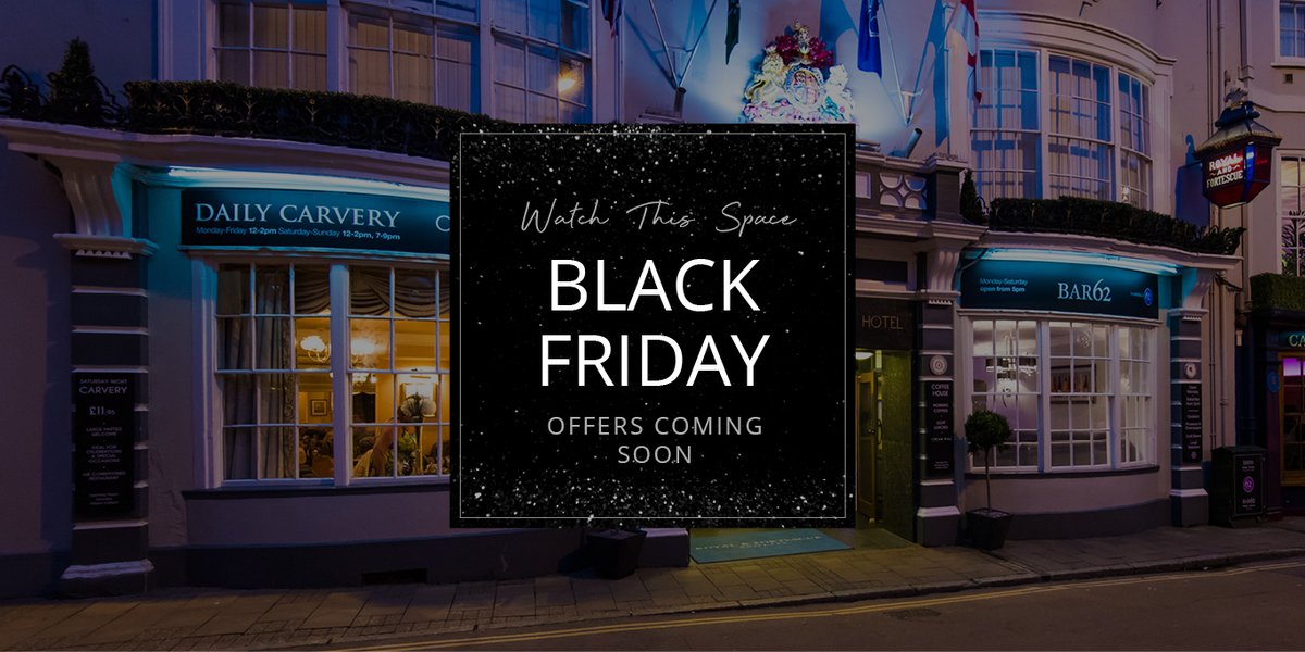 Unwrap amazing 𝐵𝓁𝒶𝒸𝓀 𝐹𝓇𝒾𝒹𝒶𝓎 offers this Friday! ◼️

royalfortescue.co.uk/offers/black-f… 🔗
01271342289 ☎️