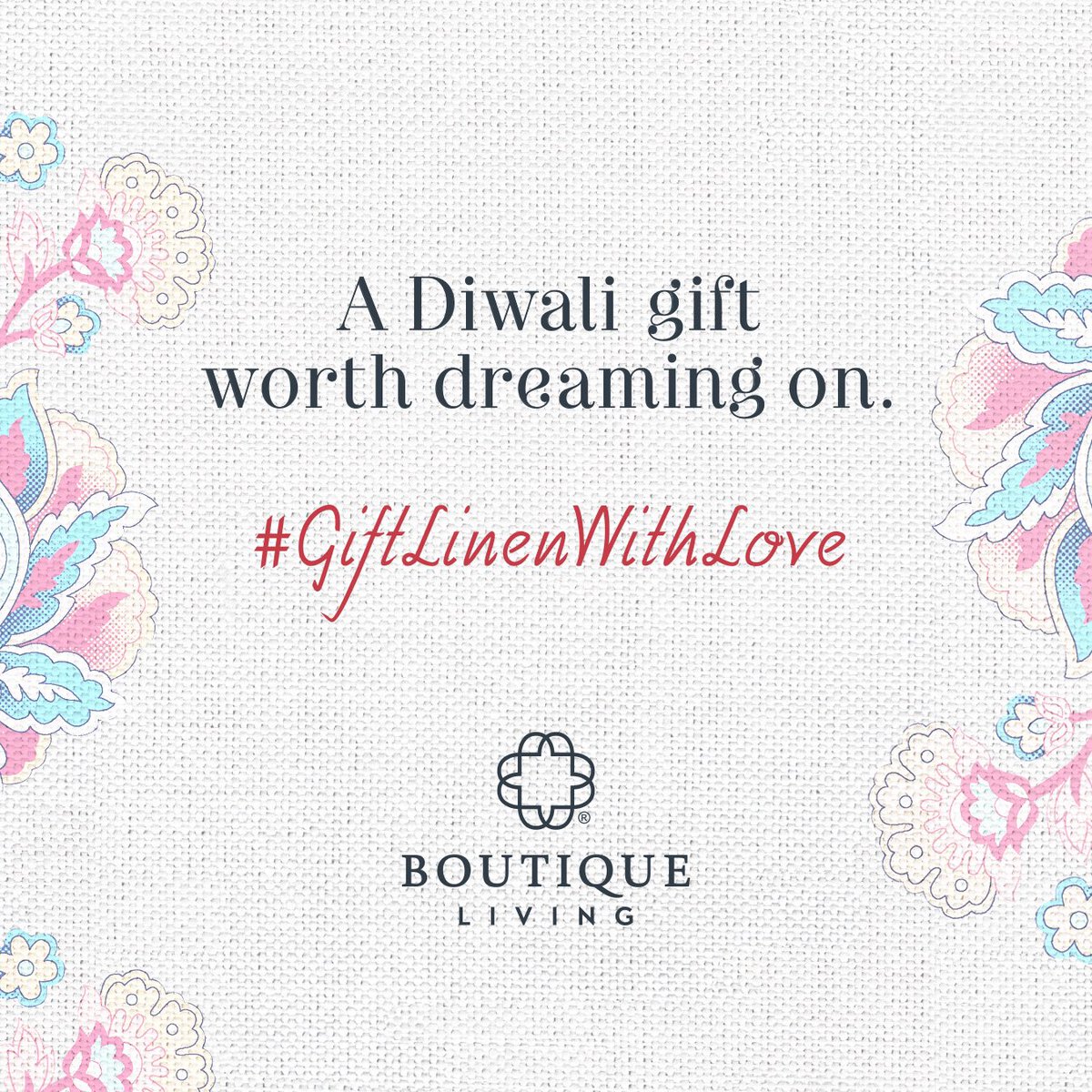BoutiqueLiving_'s tweet photo. This Diwali, give a gift that becomes a part of someone's life, with beautiful, festive designs on exquisite bed linen from Boutique Living.

#GiftLinenWithLove

#Diwali #Gifting #FestiveSeason #FestiveCollection #UnfoldTheMoment #ExquisiteDesigns #HomeLinen #BedLinen https://t.co/ho2Ntc7Wf1