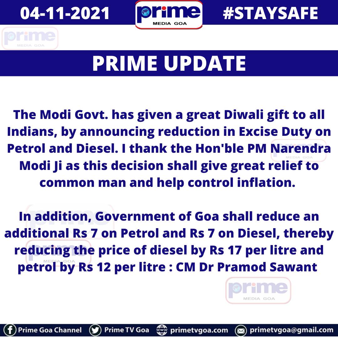 Prime Media Goa - TV Channel tweet media