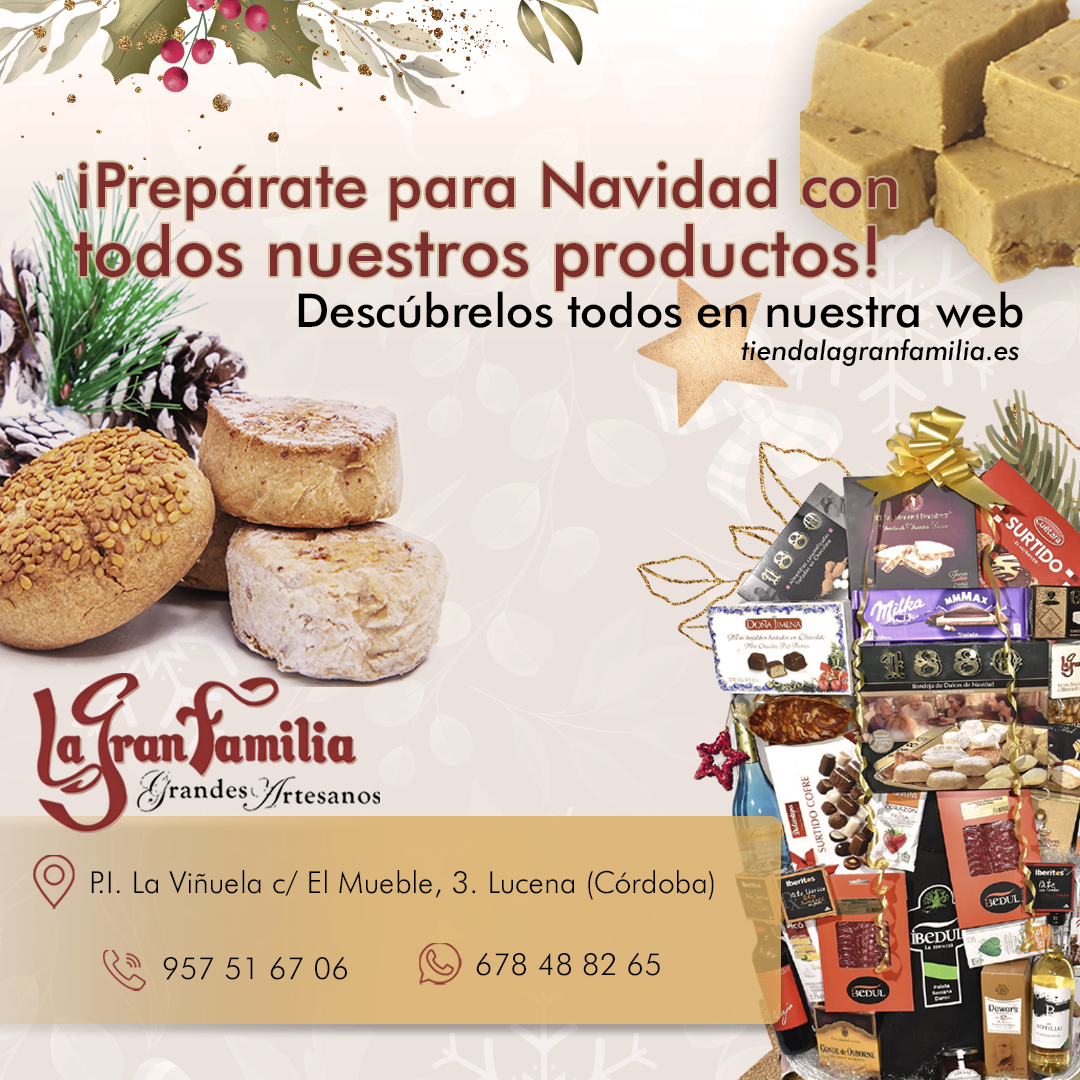 TurronesLGF's tweet image. ¿Lo tienes todo preparado?  🎄 #Turrones artesanales, cestas de #Navidad, productos #gourmet... ¡Y muchísimo más! Contacta con nosotros para más información, descubrir todos nuestros productos o hacer tu pedido ¡Estaremos encantados de atenderte! ❤
