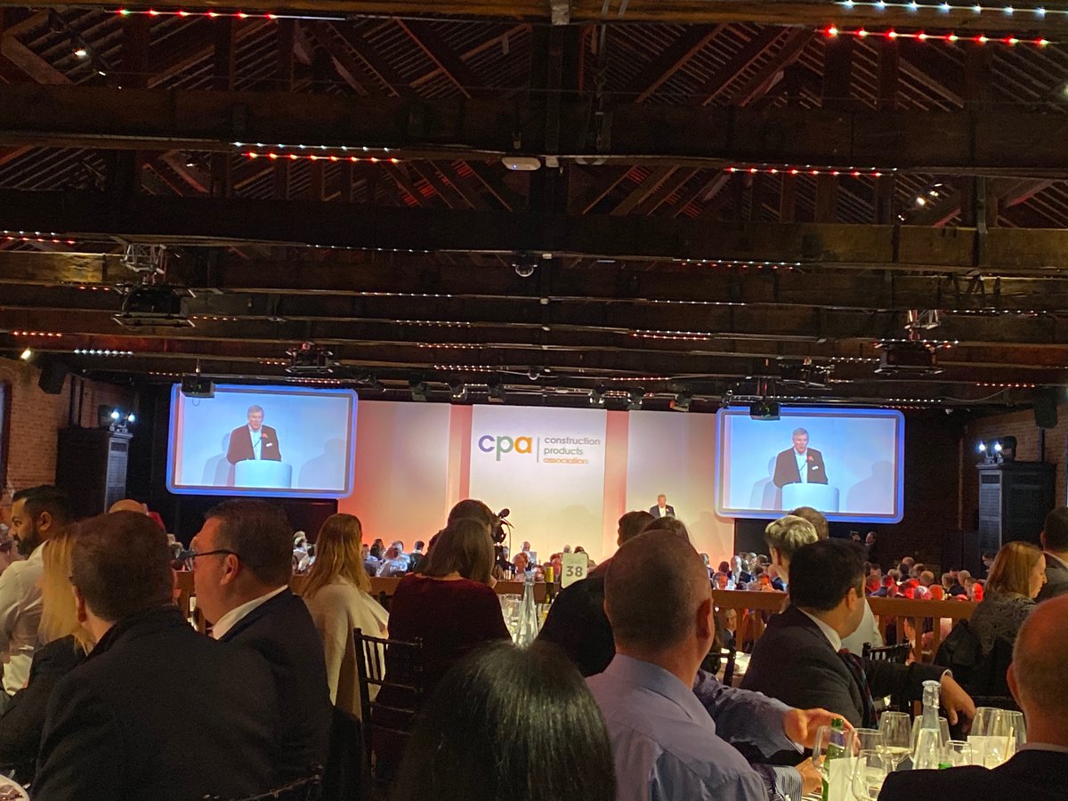 Great to be meeting so many industry colleagues in the flesh for the first time at the <a href="/CPA_Tweets/">Construction Products Association</a> lunch.