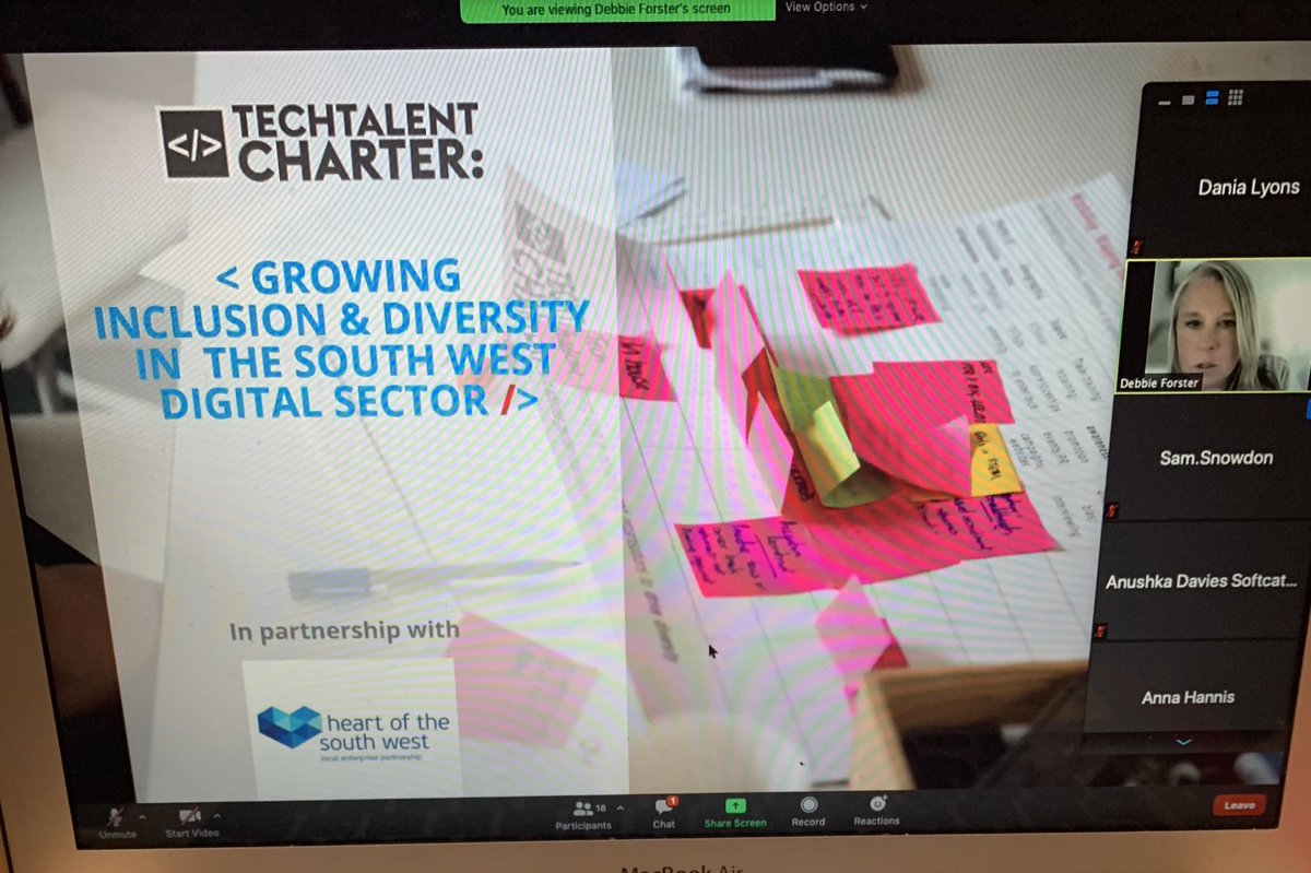 dantechlyons's tweet photo. And we’re off! @techcharterUK kicks off their diversity hackathon for the South West - connecting people with the HOW when it comes to creating inclusive workplaces and attracting diverse talent #TTC2021 https://t.co/tsPYOIe7w8