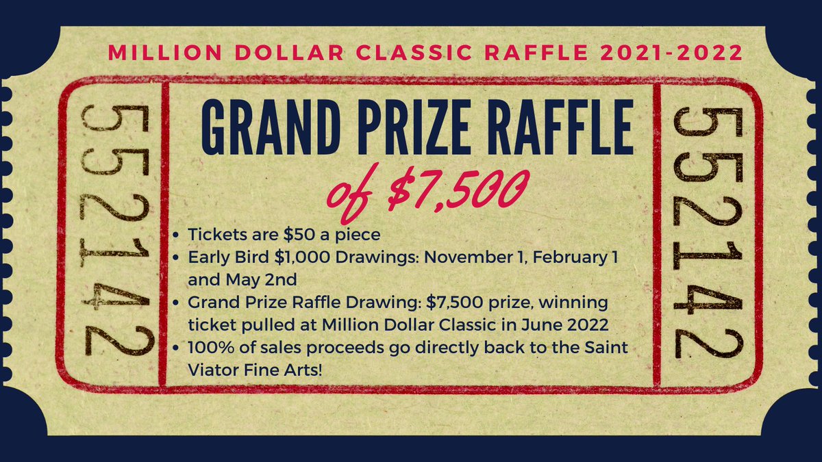 Wanna help support the SVHS choir program and have a chance to win big? Buy MDC raffle tickets! saintviator.com/choir-raffle-t…