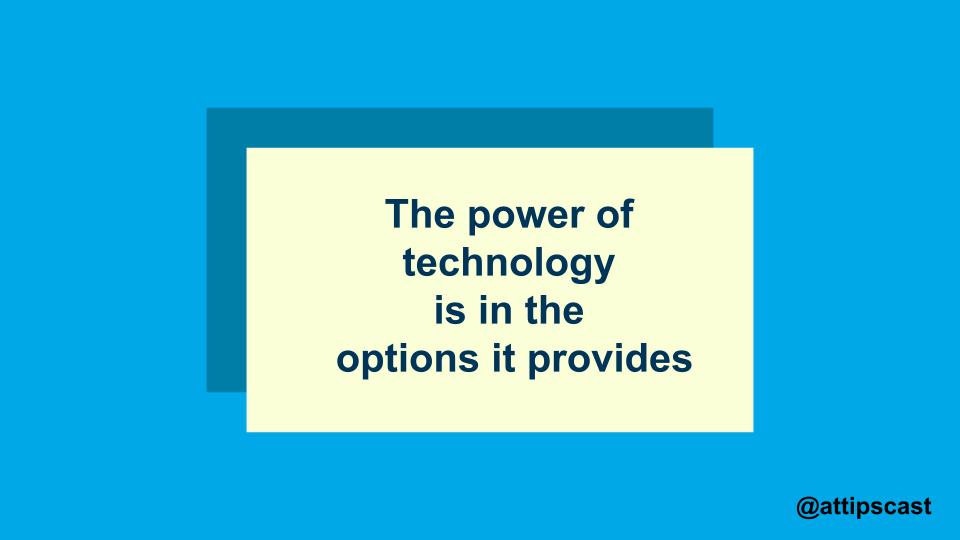 TannenbaumTech's tweet photo. @attipscast-  "Are the experiences you design as a teacher helping students like school or not? How can we design learning so that we don't need accomodations in the first place?" @CAST_UDL @GaETConf #agentsofchange #GaETC21 https://t.co/6ZnQ2r8OSd