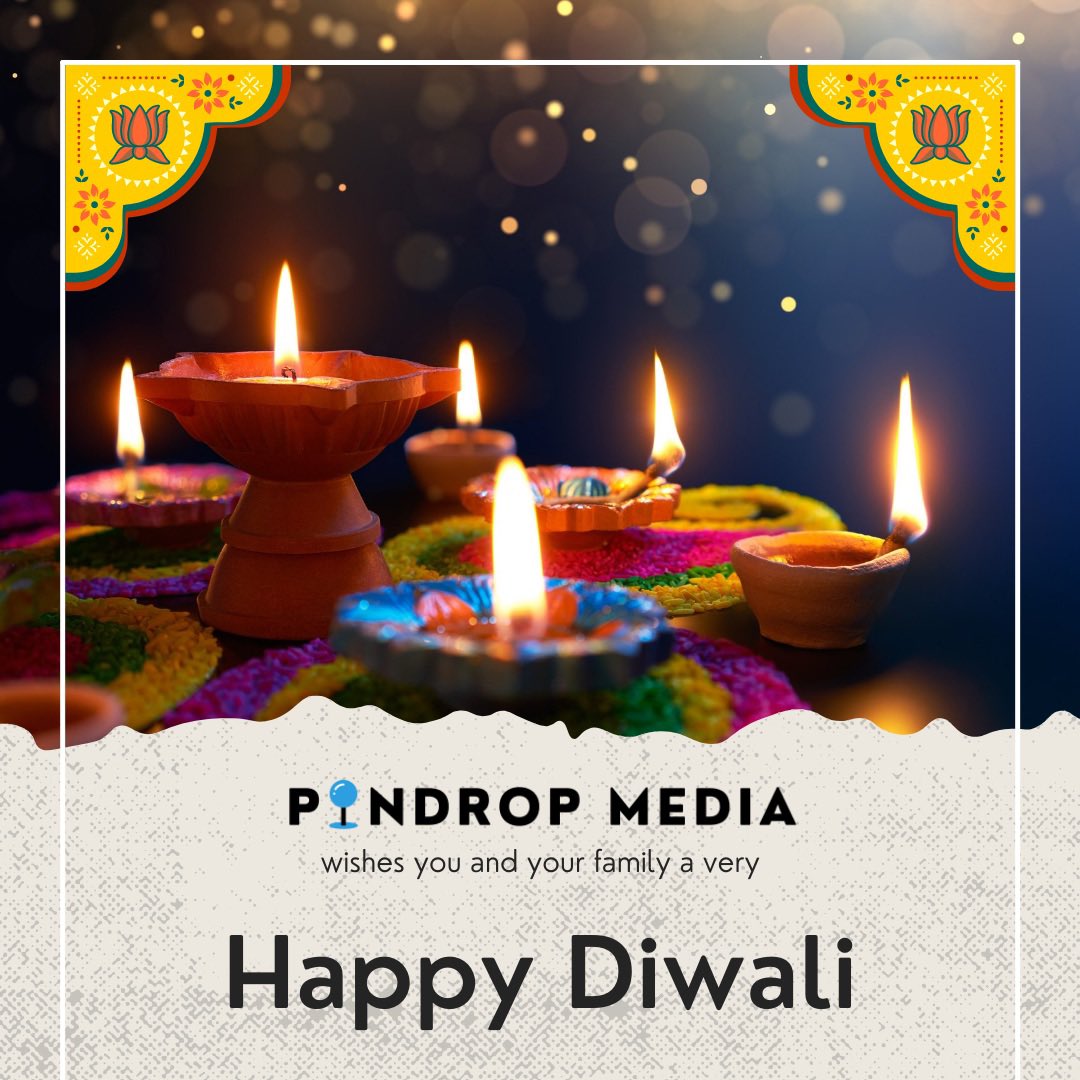 PindropMedia's tweet photo. Wishing everyone a Happy, Prosperous and Pollution-free Diwali 2021 🪔

#PollutionFreeDiwali #Diwali #Diwali2021 https://t.co/hKyhOesrD6