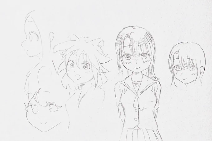 よくここまで来た(まだまだ下手だけど)
約2年くらいか?
 #画力ビフォーアフター 