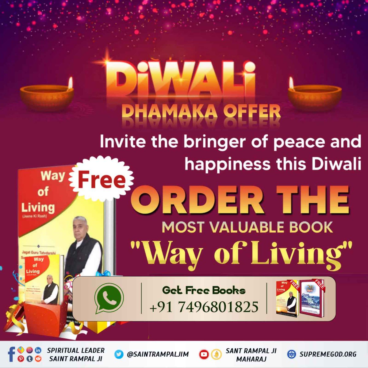 OfficialMayankG's tweet photo. #आध्यात्मिक_दीवाली

Human life is rare and precious. Know what is the basic purpose of life on this Diwali. 
Must Read Book ✨JINE KI RAH 👍 https://t.co/l38KVYYnta