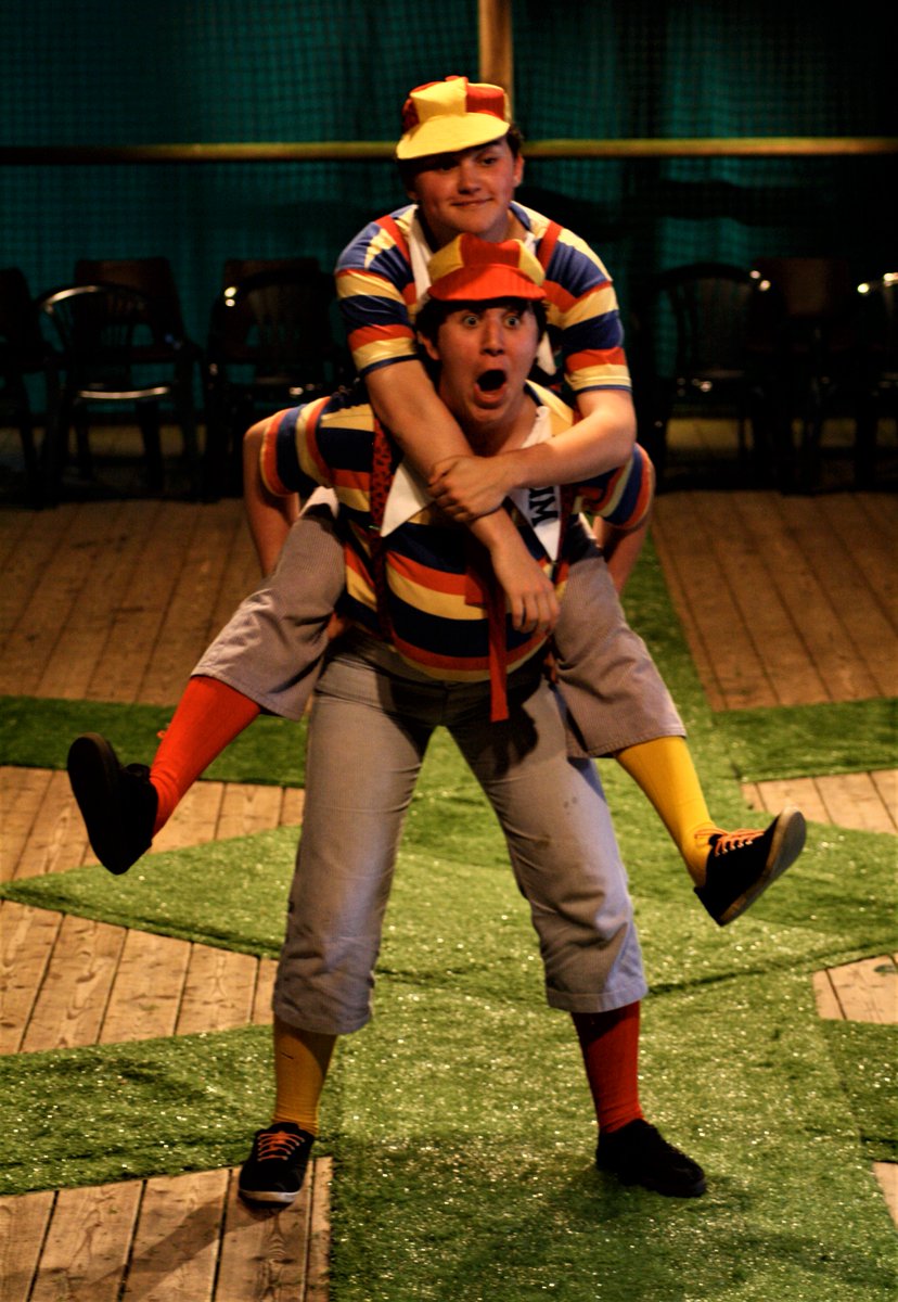 #26 We love this picture of The Tweedles from our 2011 production of Alice in Wonderland. The audience loved them too!