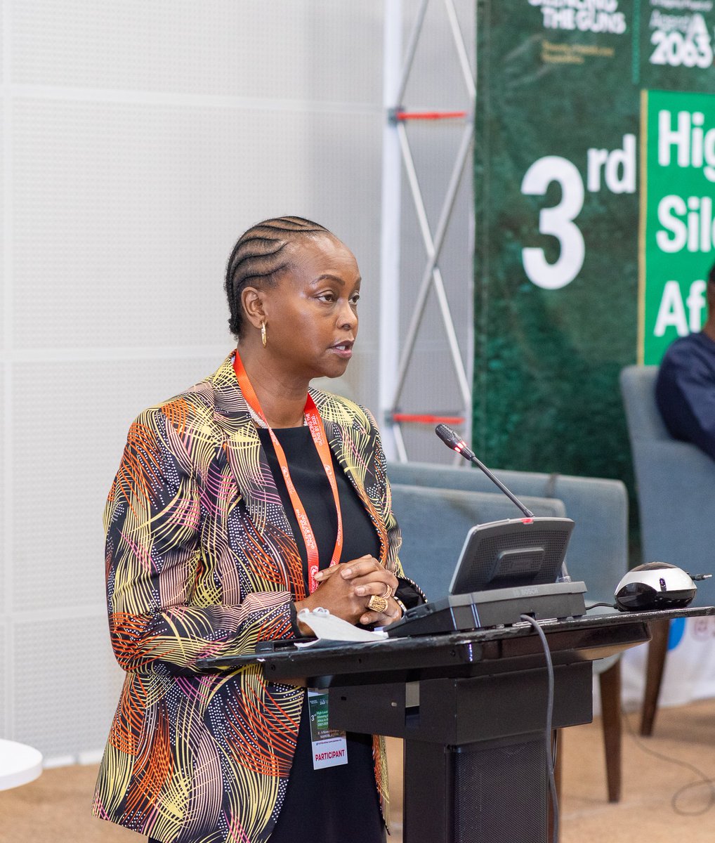 AUC_PAPS's tweet photo. The @_AfricanUnion's #3rd_High_Level_Debate on #Silencingtheguns in the new Decade (2021-2030) officially opened by H.E. @JeanKamau &amp; H.E. @Bankole_Adeoye on behalf of H.E.@AUC_MoussaFaki. @STGinAfrica https://t.co/fXwN4H3YUy