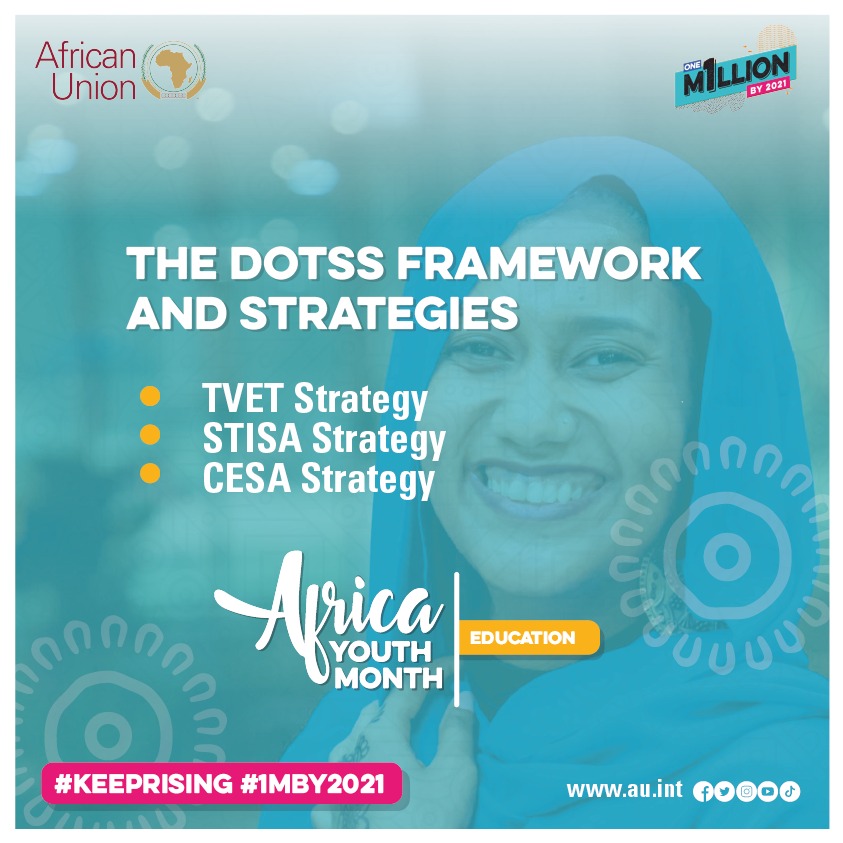 AUYouthProgram's tweet photo. Education is central to dev't.

We present the various frameworks which aims to help the continent achieve its education agenda and #Agenda2063. 

Stay glued during this #AfricanYouthMonth #Eduweek as we unpack the frameworks for policy action across member states.

#KeepRising https://t.co/1w7iSLkGH9
