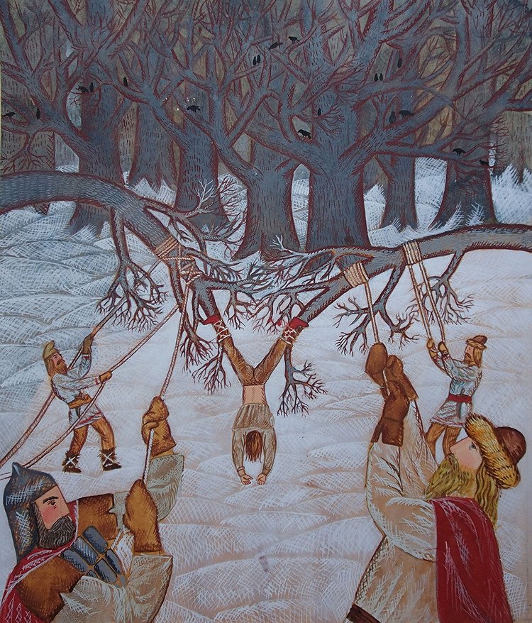 казнь князя игоря древлянами художник ф бруни. расстрел великих князей в петропавловской крепости в 1919 году. убийство князя игоря древлянами. дмитрий константинович (внук николая i). расстрел князей.