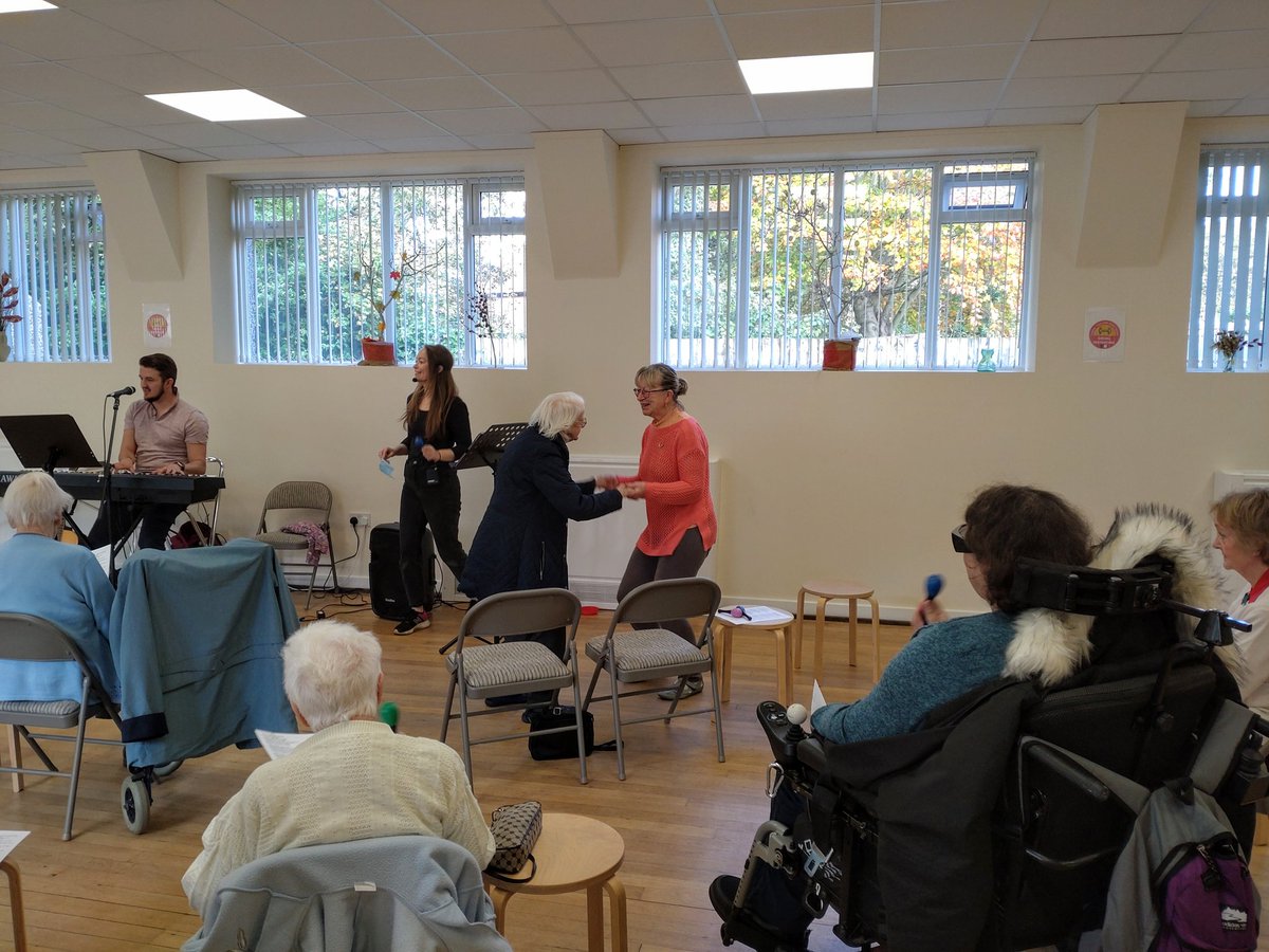 hopsleeds5's tweet photo. Dancing in the aisles at our music session 🙂 https://t.co/I4MSOCQCMC