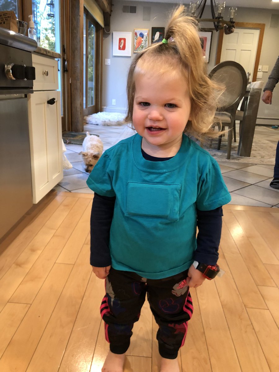 DrShuffrey's tweet photo. My daughter Maisie excited to be participating in #buddystudy while wearing a LENA and actigraph! @NEEDLabColumbia https://t.co/8wpbarWkuK