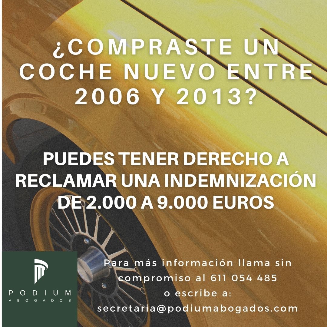 Si compró un coche nuevo entre 2006 y 2013 puede estar afectado por el cártel de coches. Si usted es uno de los afectados puede reclamar al cártel de los coches por el aumento ilegal en el precio de tu vehículo tanto de adquisición como por servicios, reparaciones y recambios.