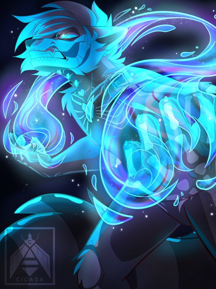 EveningCiconia's tweet photo. People seem to like this kind of art, here’s another commission with the magic 
#art #artwork #artist #furry #fursona #furryfandom #furryart #furryartist #commission #magic #procreate #digitalart #digitalartist #oc https://t.co/mCOrfiSKuq