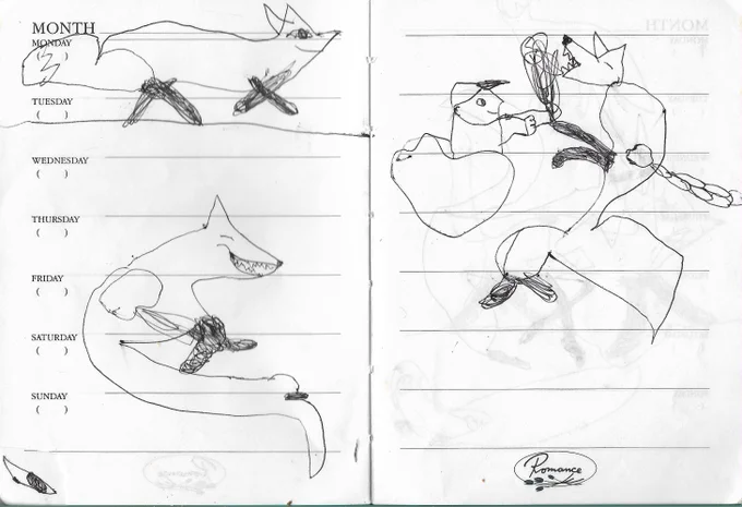 More foxes &amp; hunting scenes. 
