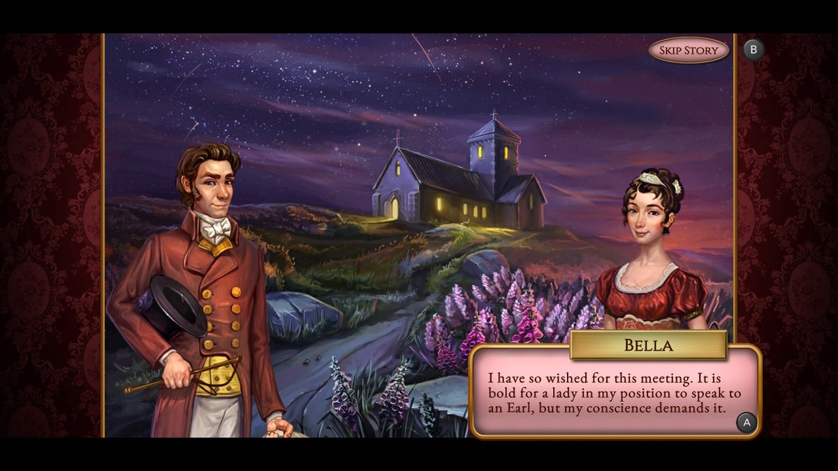 Nayuleska's tweet photo. Henry really likes Bella, he takes her out & gives a gift #RegencySolitaire #NintendoSwitch https://t.co/1gqlq6tjPD