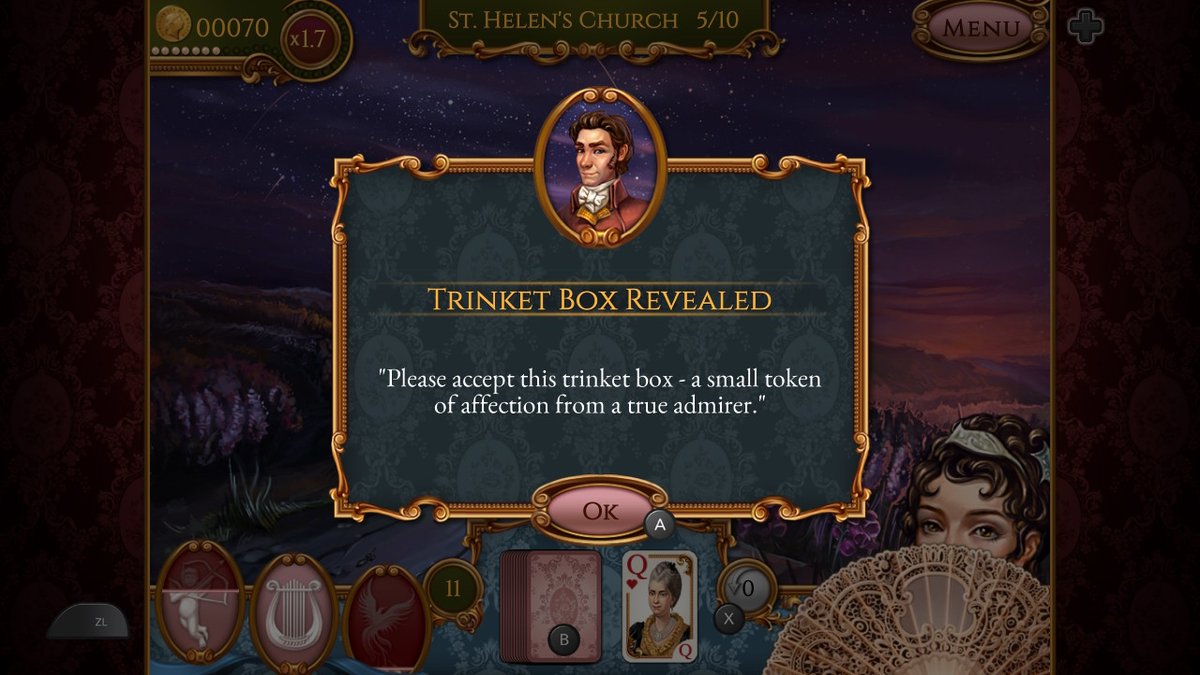 Nayuleska's tweet photo. Henry really likes Bella, he takes her out & gives a gift #RegencySolitaire #NintendoSwitch https://t.co/1gqlq6tjPD