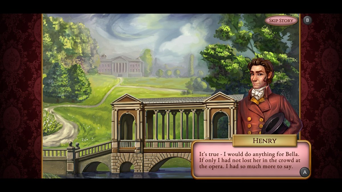 Nayuleska's tweet photo. Henry really likes Bella, he takes her out & gives a gift #RegencySolitaire #NintendoSwitch https://t.co/1gqlq6tjPD