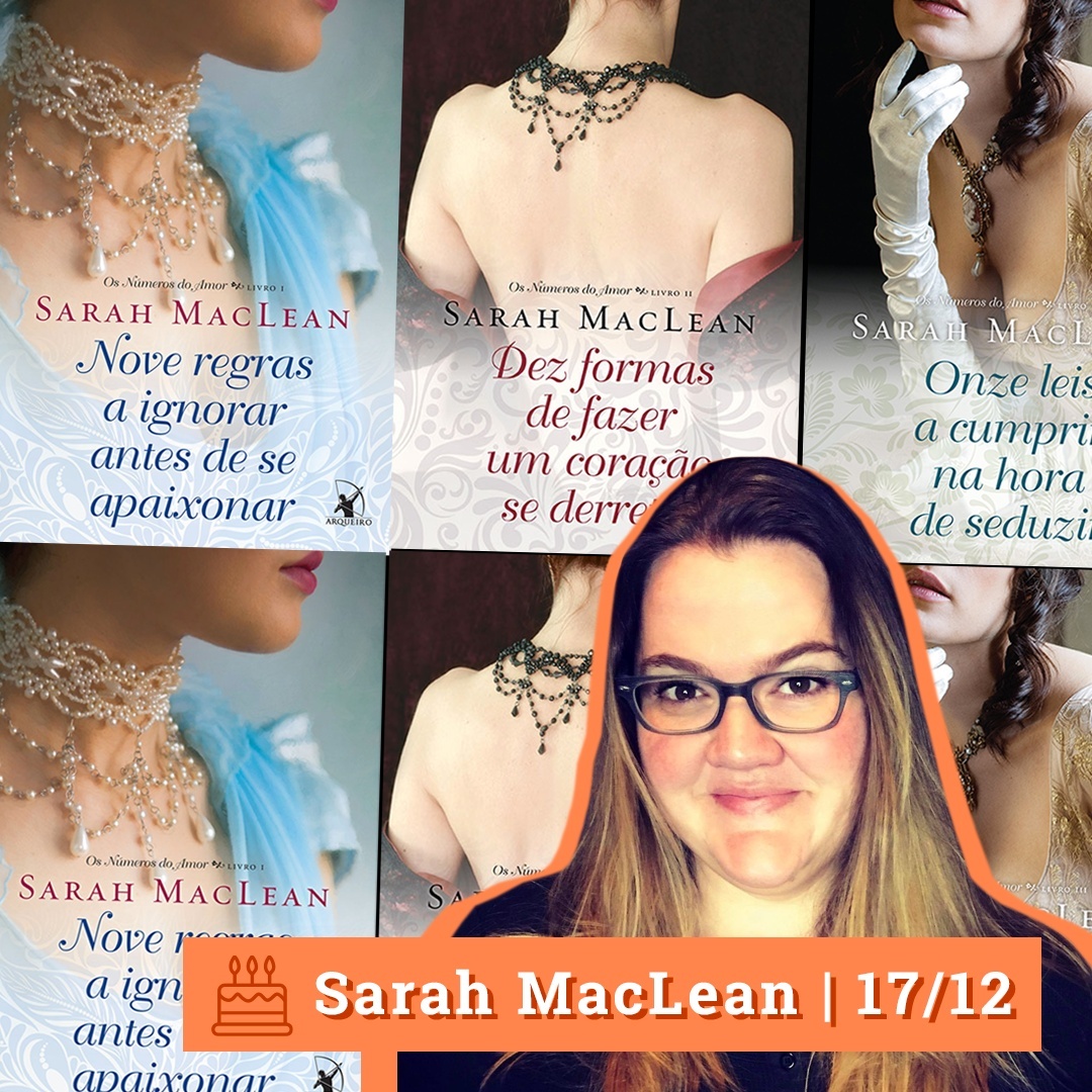 editoraarqueiro's tweet photo. 🎂 Hoje é aniversário de Sarah MacLean, autora da série Os Números do Amor. Sarah MacLean passou boa parte da infância em meio a livros e bibliotecas, o que lhe inspirou o amor tanto por fatos históricos quanto por romances ficcionais.
#sarahmaclean
#osnúmerosdoamor https://t.co/zCbnzn36St