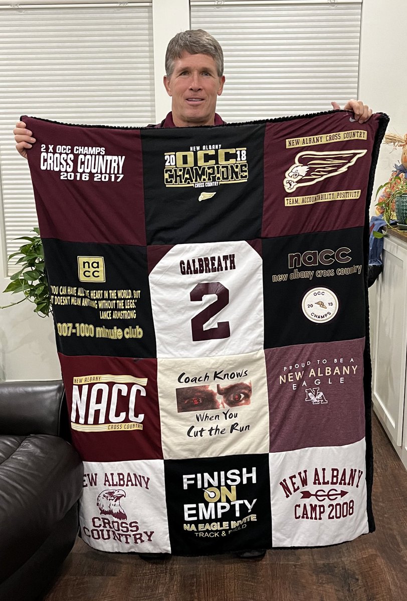 Celebrated Coach Galbreath-coaching XC since 1991. He brought his son home from the hospital then went straight to his first XC practice. 30 years of dedication to NA! We appreciate you to the moon and back🏃‍♀️🏃🏼‍♂️ <a href="/napls_athletics/">New Albany Athletics</a> <a href="/EagleBackers/">Eagle Backers</a> <a href="/napls/">New Albany Schools</a> <a href="/MrFlecherNAHS/">NAFLECH</a> <a href="/CoachChilds23/">Mark Childs</a> #