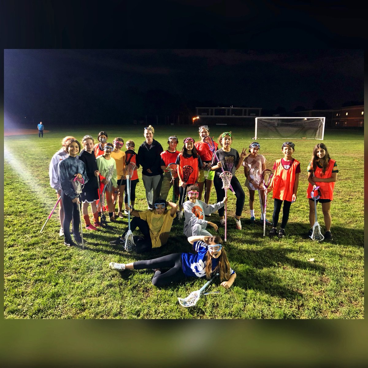TenaflyGLax's tweet photo. #TBT to when Coach Feeney joined in on the fun a couple of weeks ago.

🗣 “SAY CHEESE!” 📸 

🐾🐯🥍🧡🖤

#ItsAGreatDayToBeATiger
#TigerPride #GoTigers #WeAreTenafly #TenaflyStrong #GirlsLacrosse #NJIGLL #TeamTenafly #NJLax https://t.co/l6ZSyqV5wa