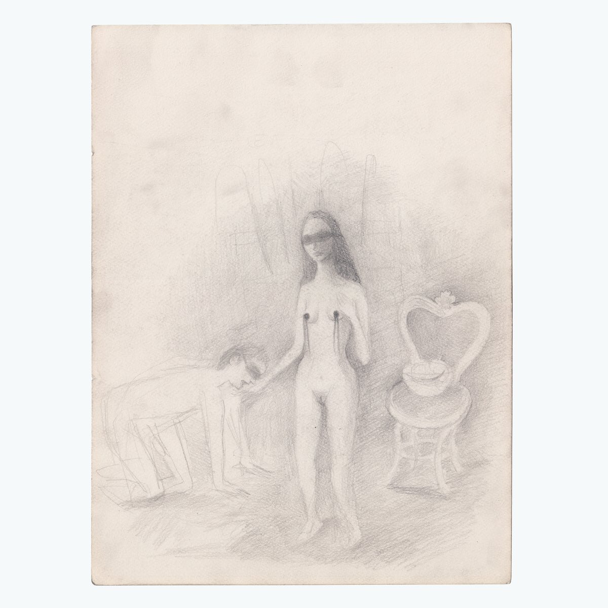 drawernyc's tweet photo. Vanessa Gully-Santiago
"Eat From Hand (Sketch)," 2013
Graphite on paper
12 x 9 inches
#vanessagullysantiago https://t.co/JNqBWHcSuj