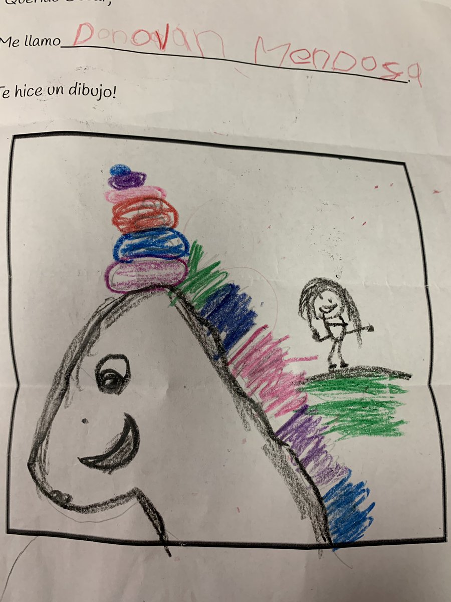 Pre-K letters to Oscar the Hungry Unicorn.#artists #MyMISD <a href="/DoodleDyson/">Nikki Dyson</a> @LouCarter240