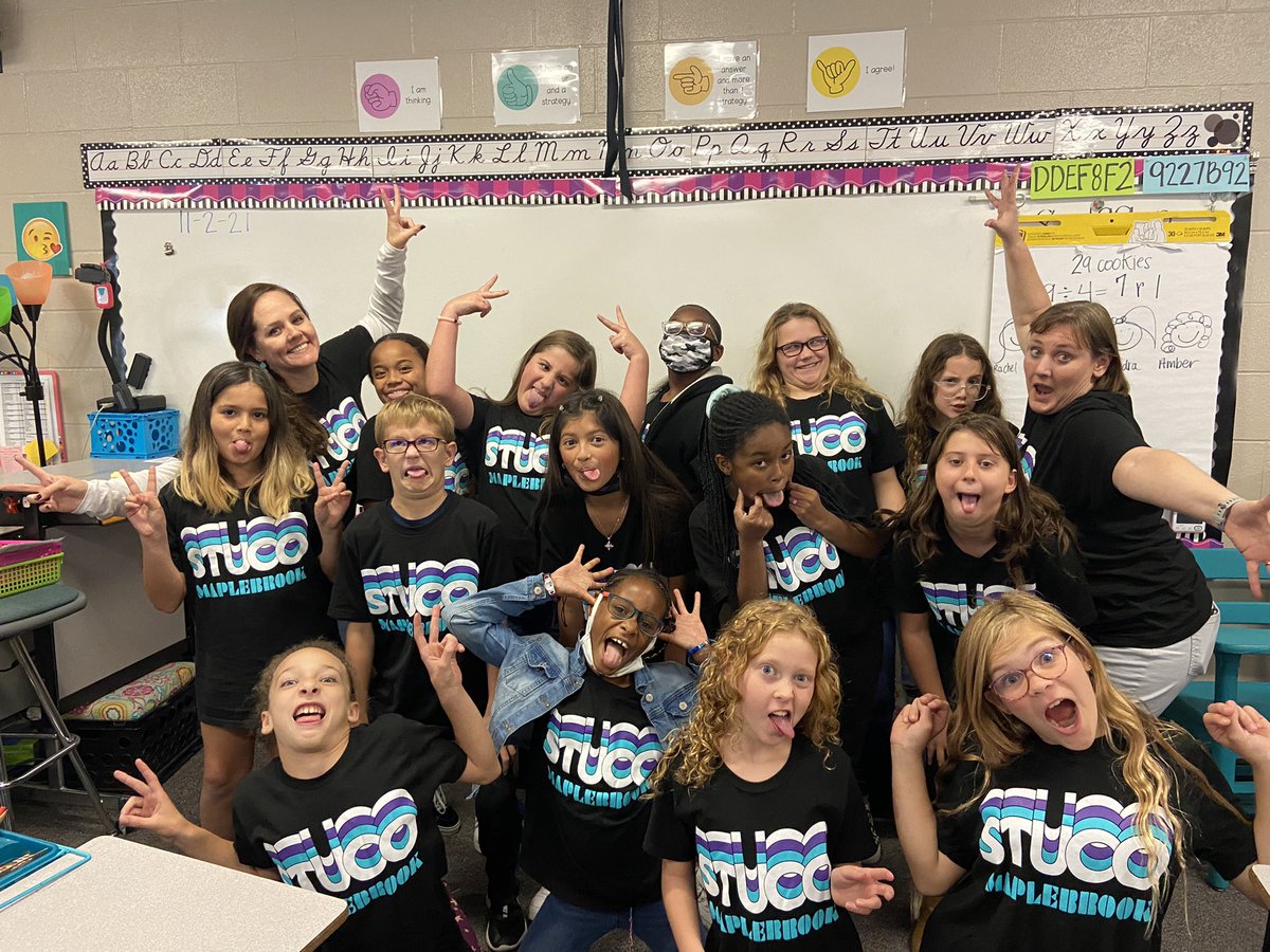 We LOVE our new StuCo shirts!!! <a href="/HumbleISD_MBE/">Maplebrook Elem</a> <a href="/CounselorMbe/">Maplebrook Counselor</a> #mbeisfamily